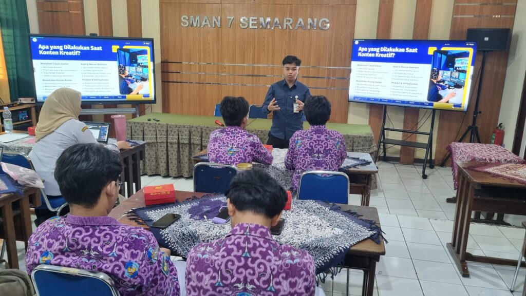 SMA Negeri 7 Semarang Dorong Ekosistem Digital Sekolah yang Kreatif, Edukatif, dan Beretika
