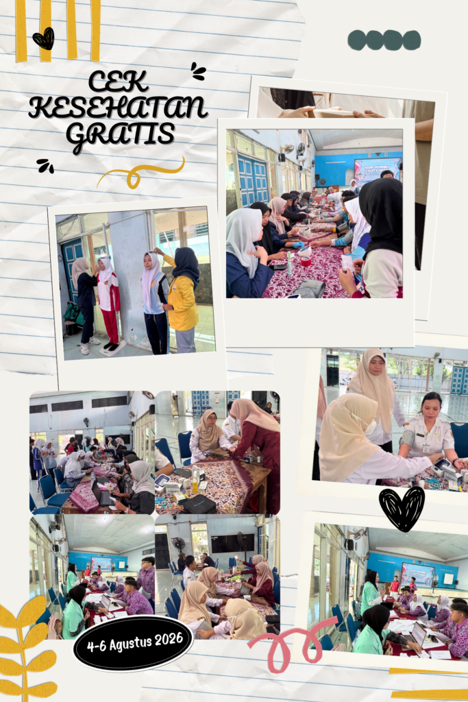 Tingkatkan Kesehatan Warga Sekolah, SMA Negeri 7 Semarang Gelar Cek Kesehatan Gratis